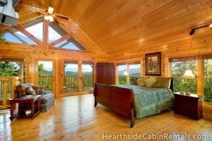 bedroom at a cabin