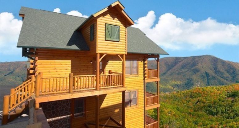 The Cades Cove Castle cabin in Wears Valley TN.