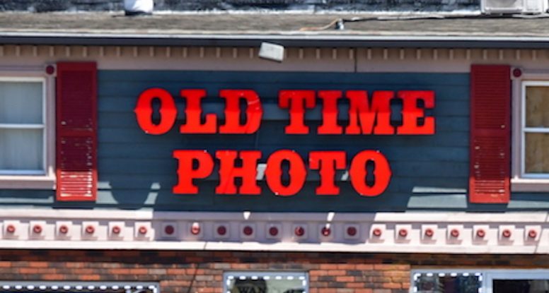 old time photo in pigeon forge