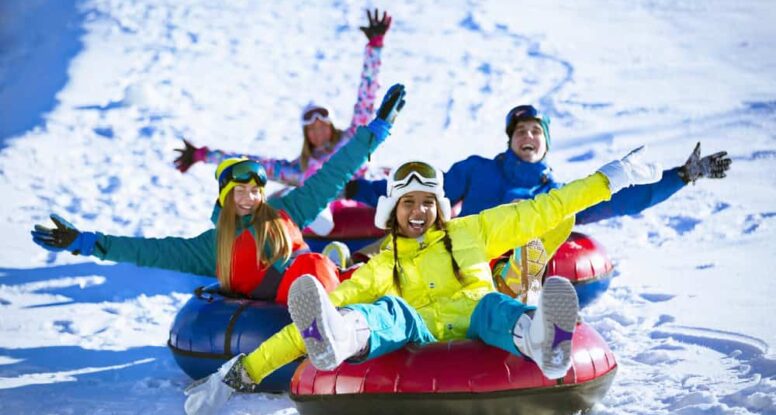 snow tubing - things to do in pigeon forge tn in winter
