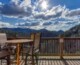 mountain view from deck of Wears Valley cabin