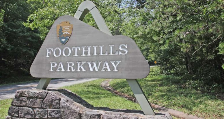 foothills parkway sign