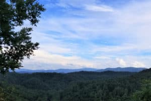 view from foothills parkway